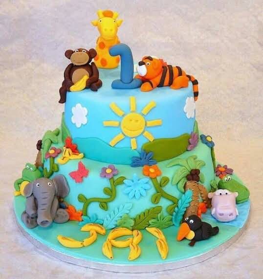3 Kg Jungle Theme Cake